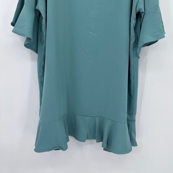 Birdy Grey Kenny Ruffle Sea Glass Robe Ruffle Missing Belt Womens Size M/L - Picture 10 of 10